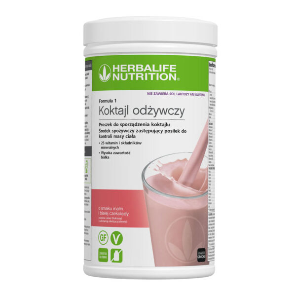 Koktajl odżywczy o smaku malin i białej czekolady 500 g